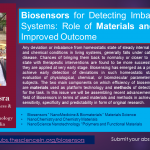 Biosensors for Detecting Imbalances of Life Systems: Role of Materials and Methods in Improved Outcome