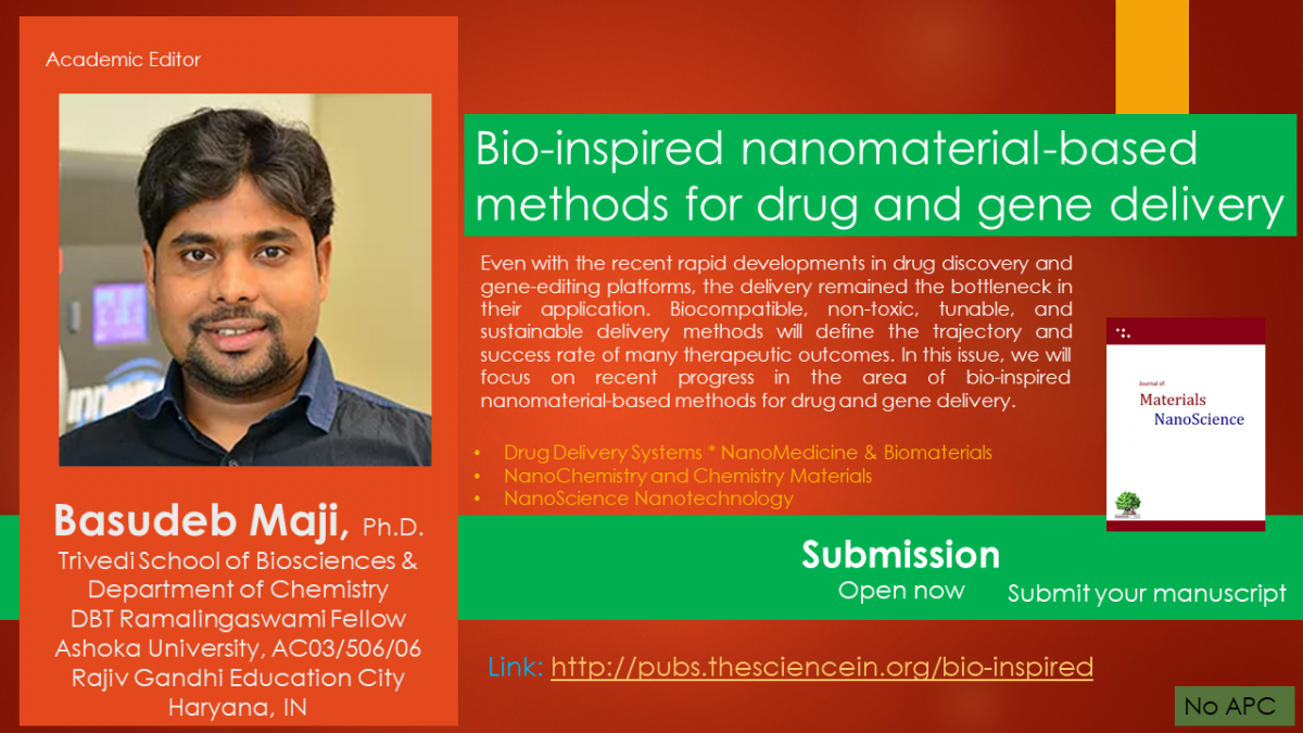 Bio-inspired nanomaterial-based methods for drug and gene delivery