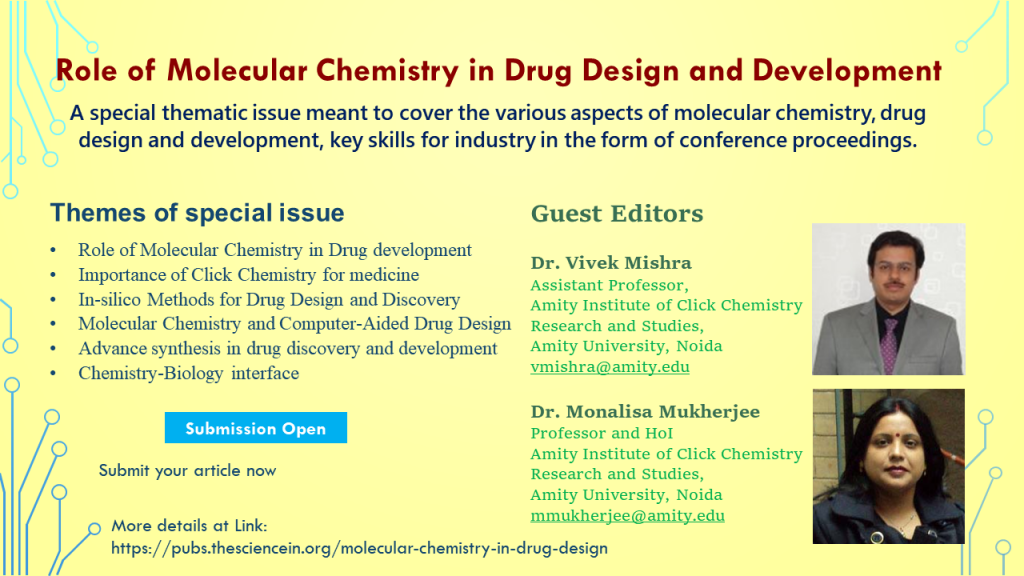 Molecular Chemistry in Drug Design and Development -special issue