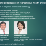 Oxidative stress and antioxidants in reproductive health and disorders – Special Issue