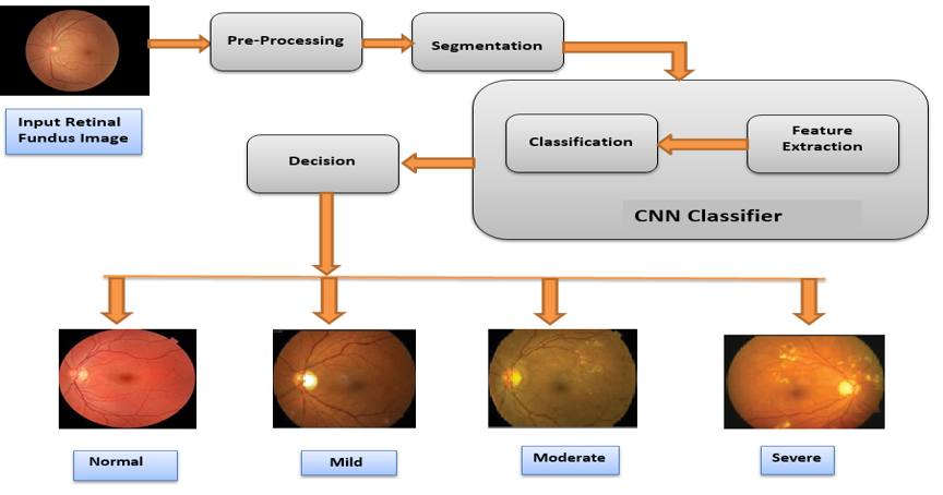 Diabetic retinopathy detection using CNN