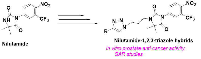 nilutamide triazole hybrid