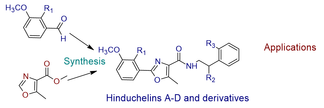 hinduchelin derivatives synthesis